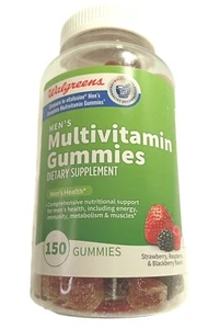 Gomma Multivitaminica Uomo Multivitaminica per Uomo Adulto 150 Ct Integratore Alimentare - Foto 1 di 1