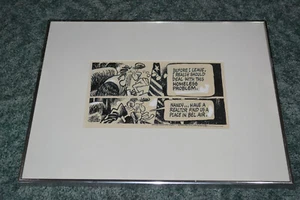 ORIGINAL MIKE PETERS ZEICHNUNG GAG CARTOON KUNST ILLUSTRATION REAGAN COMIC PULITZER - Bild 1 von 3