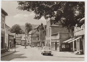 Foto AK DDR Zella - Mehlis 1974 ! Ecke Antifastrasse / Louis - Anschütz Strasse - Bild 1 von 2