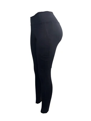 Victoria's Secret Pink Active Ultimate Fleece-Lined Cargo Legging Black NWT - Image 1 of 4