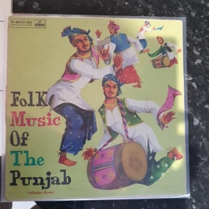 Punjabi Folk Vinyl RARE LP - FOLK MUSIC of The PUNJAB VOL 3 BHANGRA - Picture 1 of 7