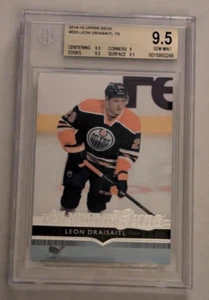 14-15 Upper Deck Leon Draisaitl Young Guns BGS 9,5 GEM MINT Rookie Oilers 2014 - Foto 1 di 2