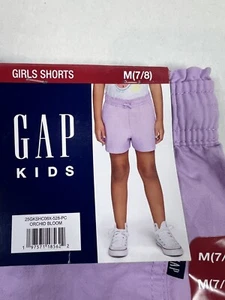 GAP Short Kid's Girl's Size M (7/8) Lightweight Classic Woven Drawstring Waist - Picture 1 of 8