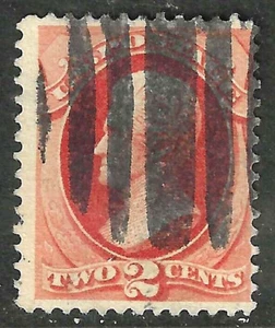 Billete de 2 centavos Jackson 1875-83 Sc #178/183 con cancelación de lujo EE. UU. 16E15 - Imagen 1 de 2