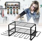 3-Layer Wall Mounted Electric Drill Storage Rack Power Tool Holder Organizer New