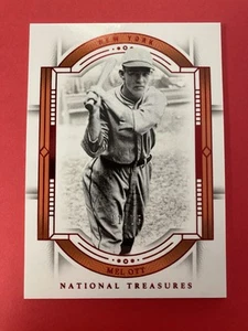 2024 Panini National Treasures Red #75 Mel Ott 11/75 New York Giants - Picture 1 of 1