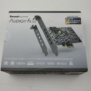 Creative Sound Blaster Audigy Fx V2 Upgradable Hi-res PCI-e Sound Card with 5.1 - Photo 1/7
