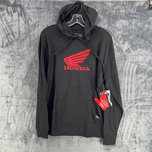 Honda Racing Factory Effex Lightweight Hoodie Car FX Wing Logo Black Medium NWT - Picture 1 of 14