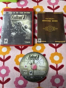 PS3 Fallout 3 Edición Juego del Año CIB (Sony PlayStation 3) Probado ENVÍO GRATUITO - Imagen 1 de 3