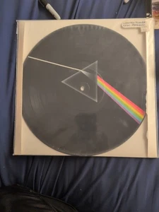 Pink Floyd The Dark Side Of The Moon Picture Disc Vinyl Plays Threw Sounds Good - Foto 1 di 3