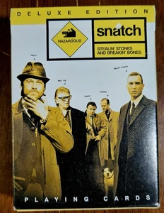 Tarjetas de juego Snatch edición Deluxe Brad Pitt Jason Statham 2005  - Imagen 1 de 5