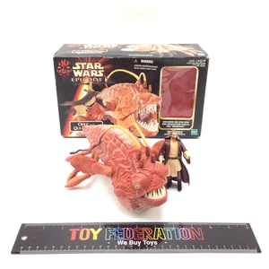 Hasbro Star Wars Episode 1 The Phantom Menace OPEE & QUI-GON JINN Figures - Picture 1 of 10