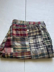 Ralph Lauren Polo Shorts Men’s 42 Indian Madras Patchwork Classic Fit - Picture 1 of 8