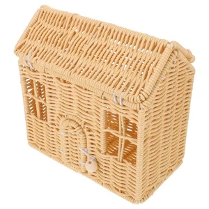 Cesto Porta Caramelle Natale Baby Shower Scatole Regalo con Manico - Foto 1 di 18