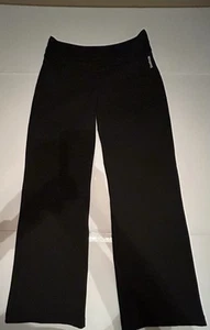 Reebok Womens Size L Black Pull On Multi-Activity Boot Cut Pants Travel Yoga Gym - Picture 1 of 9
