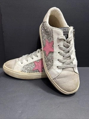 Vintage Havana Loretta Glitter Star Sneaker Side Zip Preppy Designer Luxury 3 - Image 1 of 4