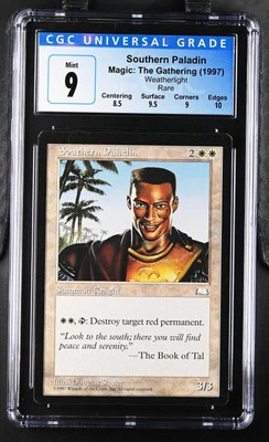 SOUTHERN PALADIN Weatherlight Rare CGC 9 Mint Vintage MTG [Nostalgium] - Image 1 of 2