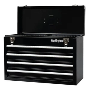 Tragbare Metall Werkzeugtruhe mit 4 Schubladen, 20" 4 Schubladen Werkzeugtruhe Schrank mit... - Bild 1 von 9