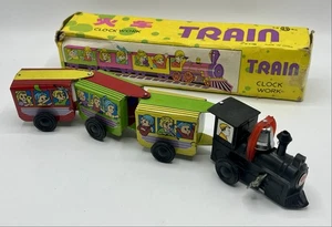 Clockwork TRAIN - Locomotive & 3 voitures - Jouet mécanique MS 203 - Wind-up toy - Imagen 1 de 7