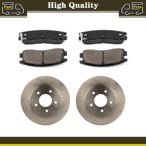 3 Rear Brake Pads Set Disc Brake Rotors Fits Chevrolet Lumina 3.1L 3.4L 3.8L - Picture 1 of 7