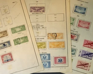 US Collection AIR POST 1926-1939 LOT OF MOSTLY MINT STAMPS SCARCE CV $40+ - Picture 1 of 5