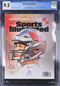 Sports Illustrated Double Issue CGC 9.2 Sportsperson of the Year 2021 Tom Brady - Picture 1 of 2