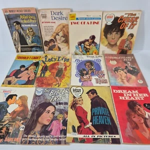 Woman's Weekly Library Oracle Sabre Romance Pulp Fiction Vtg PB Bundle Lot - Bild 1 von 8