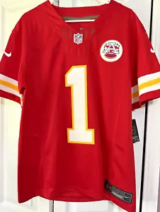 Großes Xavier Worthy #1 Vapor FUSE Trikot rot Elite Qualität Kansas City Chiefs - Bild 1 von 15