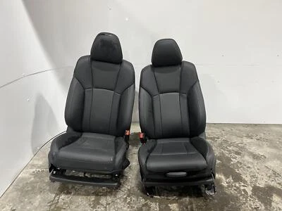 2023-2024 Subaru Legacy Outback Front Pair of Black Leather Seats (Heated) - Image 1 of 4