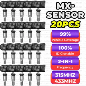 Autel MX-Sensor 315MHz & 433MHz TPMS Universal Programmable Sensor-Metal Valve - Picture 1 of 15