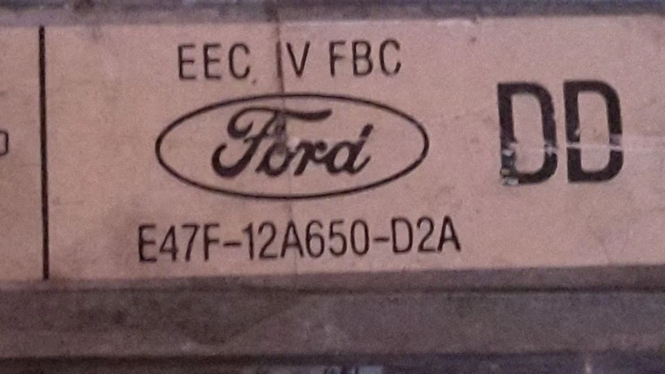 Computadora E47F-12A650-D2A ecm ecu 1984 Ford Ranger o Bronco 2 Foto 1 de 1