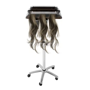 Soporte organizador de extensión de cabello de salón bandeja rodante carro de almacenamiento - Imagen 1 de 15
