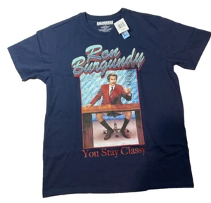 Ron Burgundy Stay Classy T-Shirt Large - Bild 1 von 4