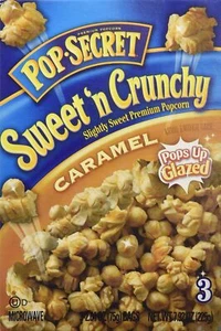 Pop-Secret Sweet 'N Crunchy Caramel Popcorn, 3 Bag Count/Box - Picture 1 of 3