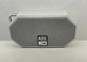 ๐ถ๐ Altec Lansing Gray Mini H20 Waterproof Rugged Bluetooth Speaker Works! ๐ถ๐ - Picture 1 of 8
