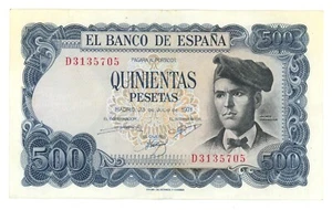 Banco De España Quinientas Pesetas 500 1971 (L5228) - Imagen 1 de 2