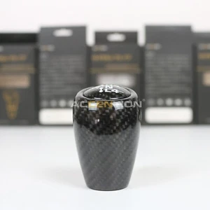 Carbon Fiber Gear Shift Knob Transfer For Toyota Land Cruiser LC76 LC80 LC100 - Picture 1 of 9