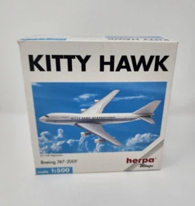 Avión Herpa Wings Kitty Hawk Internacional Boeing 747-200F 1/500 - 502641 - Imagen 1 de 4