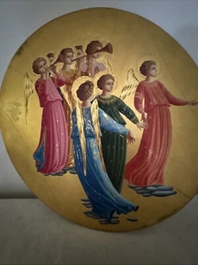 Artwork Galleria D'Arte C. & A. Schwicker Italy Choir of Angels Fra Angelico - Picture 1 of 15