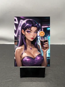 Blackfire Teen Titans Waifu Anime Custom Art Trading Card NSFW AVAILABLE W6442 - Picture 1 of 2