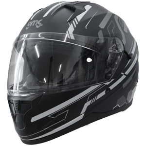 Motorrad Helm Größe S - GMS Hexago - schwarz-grau matt - Bild 1 von 4
