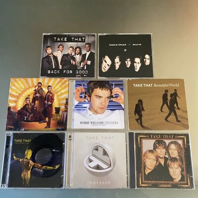 Take That 10 LOT W/🇬🇧 IMPORTS!! Back For Good, Sure, Wonderland, Beautiful + - Image 1 of 4