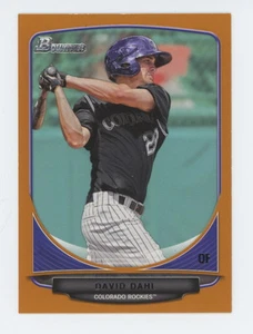 Bowman Draft Orange 2013 David Dahl 116/250 #TP7 Top Prospect Rockies - Imagen 1 de 1
