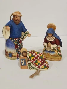 Jim Shore Heritage Nativity Ornaments 2004 Holy Family Christmas Box & tag - Picture 1 of 8