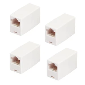 RJ11 6P4C Inline Coupler 4 Pack Phone Line Adapter Straight Telephone in-line... - Picture 1 of 7