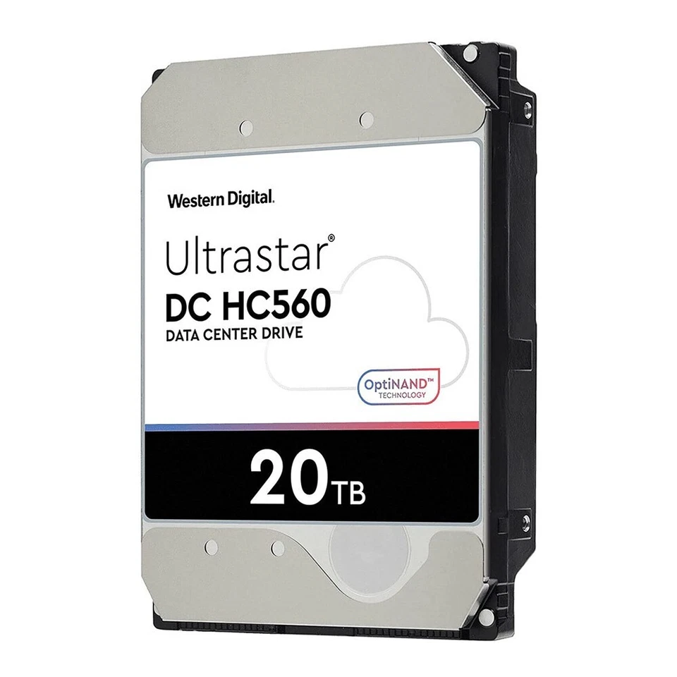 WD Ultrastar DC HC560 0F38785 20TB 512MB Cache 7200RPM 3.5" Internal Hard Drive - Image 1 of 1