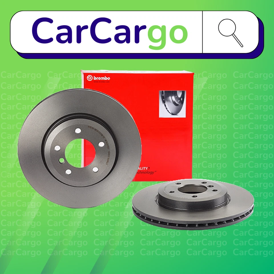 Par de discos de freno delanteros ventilados Brembo para BMW Serie 3 330xi 2000-2006 325 mm Foto 1 de 4