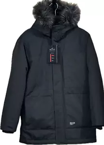 Hollister Herren Allwetter Winter Parka Schwarz XS - Bild 1 von 10