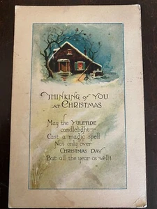 Vintage Postcard, Christmas, Postmarked, Signed, 2 Cent Stamp - Picture 1 of 1