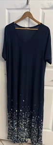Pure Jill dark blue dress size XL - Picture 1 of 5